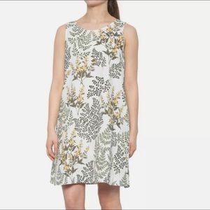Cynthia Rowley Linen Floral Sleeveless Dress Large